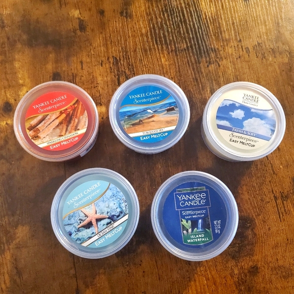 YANKEE scenterpiece easy meltcup lot (set of 5)